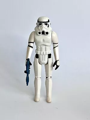Buy Vintage Star Wars Figure Storm Trooper First 12 1977 + Blaster Nice & White • 12.99£