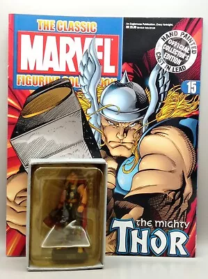Buy Eaglemoss Classic Marvel Figurine Collection Thor Issue 15 With Magazine • 12£