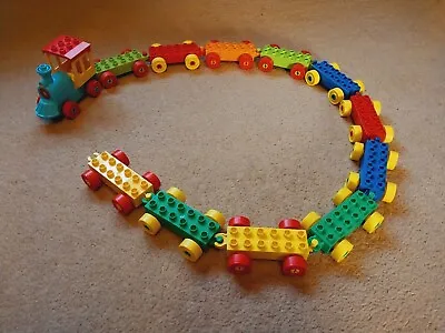 Buy Duplo Lego Extra Long Train 11 Carriages Wheel Bases • 11£