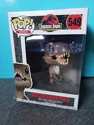 Buy Funko Pop! Jurassic Park 25th 549 Velociraptor Vinyl Figure + Protector • 9.99£