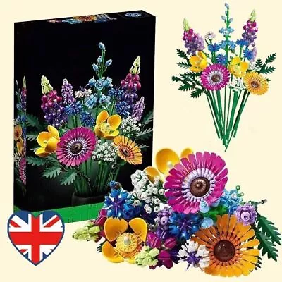 Buy Wildflower Bouquet Set, Artificial Flowers With Poppies 10313 Icons • 17.98£