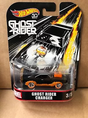 Buy HOT WHEELS DIECAST - Marvel Ghost Rider Charger - 3/5 - Combined Postage • 7.99£