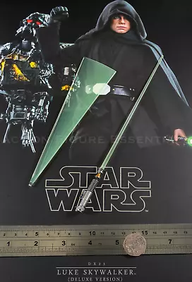 Buy Hot Toys Luke Skywalker Lightsaber Green 1/6 DX23 22 Star Wars Mandalorian R2D2 • 53.50£