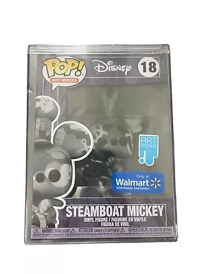 Buy BRAND NEW Disney Art Series: Steamboat Mickey (Willie) Funko Pop!+ HARD CASE • 15.99£
