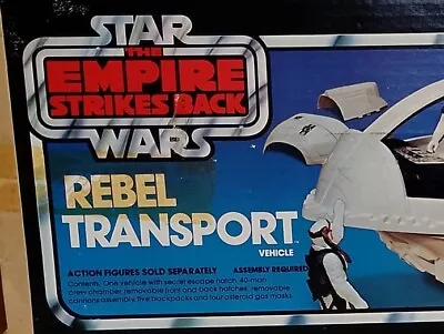 Buy Vintage Star Wars Vehicle - ESB Rebel Transport Boxed • 100£