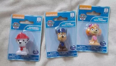 Buy Paw Patrol Mini Figures X3 - Chase / Skye / Marshall - New - Cake Toppers  • 10£