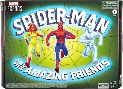 Buy Hasbro Marvel Legends Series Spider-man And His Amazing Friends Iceman,firestar • 87.59£