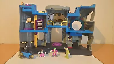 Buy Fisher-Price Imaginext DC Super Friends Folding Batcave With 5 Figures+bike • 8£