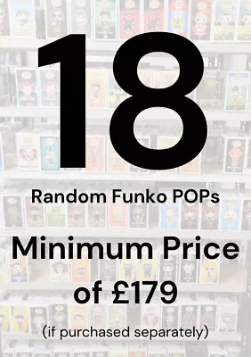 Buy Funko POP Mystery Box - Random Selection Of 18 Genuine Funko POP With Protectors • 109.99£