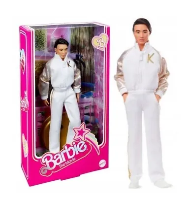 Buy BARBIE KEN DOLL Movie In A White And Gold Tracksuit THE MOVIE HPK04 Mattel • 121.88£