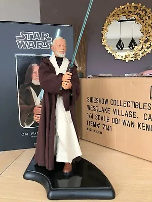 Buy Obi Wan Kenobi, Star Wars, Sideshow Collectibles 1/4 Premium Format #1465 • 385.42£