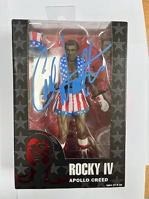 Buy Neca Rocky Apollo Creed Signed Figure Beckett COA Carl Weathers New Autograph • 250£