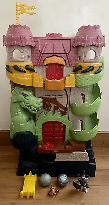 Buy Fisher Price Imaginext Dragon World Castle Fortress Playset 2008 & Figures • 40£