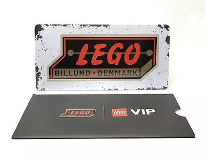 Buy Brand New LEGO 1950's Retro Billund Denmark Tin Sign 5007016 Collectible • 34.99£