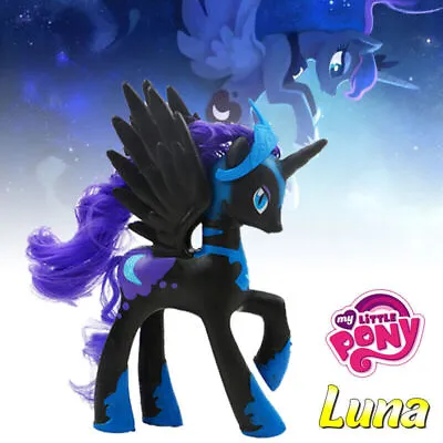 Buy 14cm My Little Pony PVC Toy Universe Princess Luna Anime Plush Children Gifts UK • 6.39£