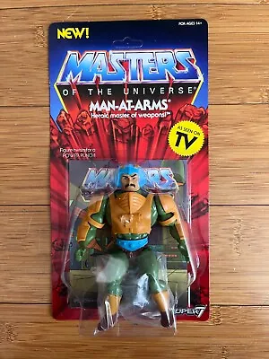 Buy Bnib Masters Of The Universe Motu Super7 Series Man-at-arms Action Figure He-man • 39.99£