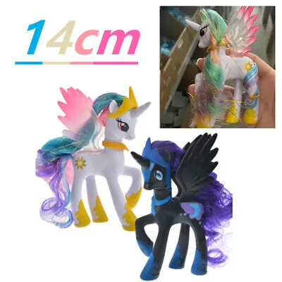 Buy 14CM My Little Pony Cartoon Figure Nightmare Night Princess Luna Toys Kids Gift • 9.90£