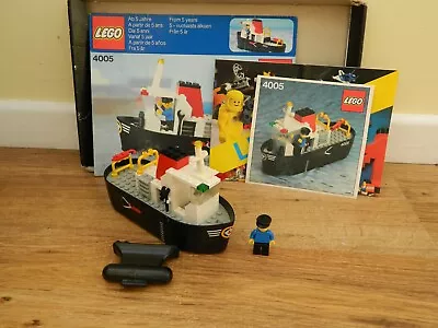 Buy Lego Town – 4005 Tug Boat – Instructions – Complete - Vintage Set – 1982 • 29.99£
