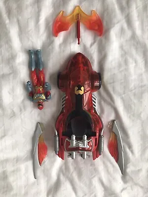 Buy Vintage Power Rangers Car Bandai Red Ranger 2005 With Figure. Shoots Weapon • 4£