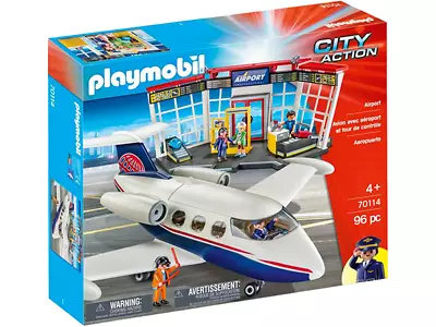 Buy Playmobil City Action 70114 - Airport Airplane Set - NEW • 119.99£
