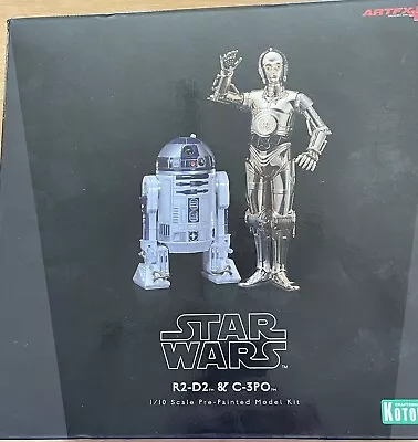 Buy Authentic Kotobukiya Star Wars R2-D2 And C-3PO Figures Boxed 1/10 Scale ARTFX+ • 135.95£