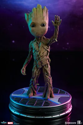 Buy SIDESHOW BABY GROOT Life Size MAQUETTE GUARDIANS OF THE GALAXY STATUE FIGURINE • 354.55£