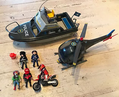 Buy Playmobil City, Police Bundle, Helicopter, Boat And More!! • 15£
