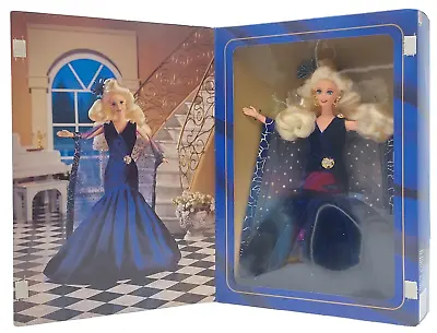 Buy 1995 Sapphire Dream Barbie Doll / Society Style Collection / Mattel 13255, NrfB • 71.86£