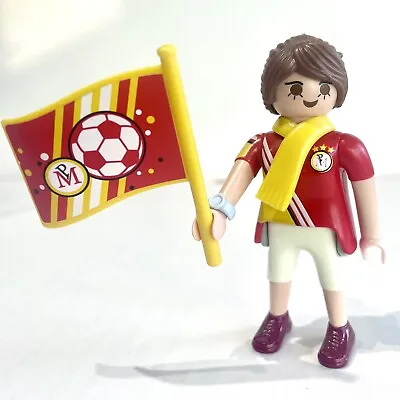 Buy Playmobil Figures: Lady Football Fan With Flag And Scarf • 2.50£
