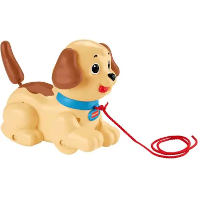 Buy Fisher-Price Lil' Snoopy Pull Along Toy Dog For Walking Infants And Toddlers • 13.99£