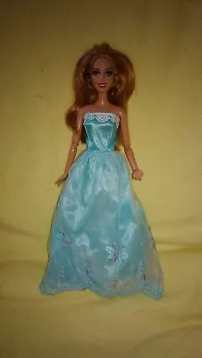Buy Barbie Cutie Dolls Dress Turquoise Fashionistas Princess Ball Gown Wedding Dress #K • 6£
