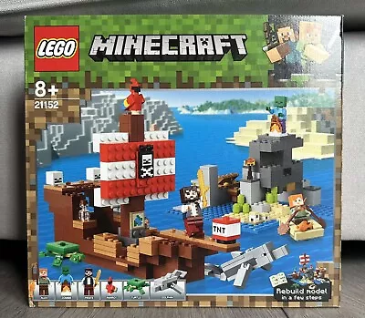 Buy NEW SEALED LEGO MINECRAFT 21152 'The Pirate Ship Adventure' Retired Set • 51.99£