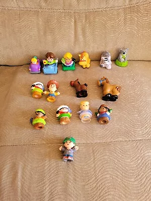 Buy Fisher Price Little People Figures Including Woody Disney And 2 Zoo Talkers • 12£