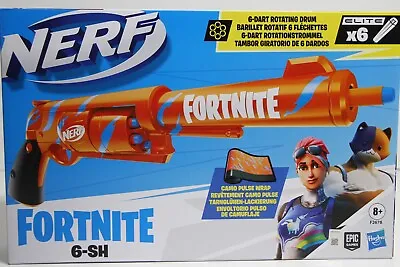 Buy Nerf Fortnite 6-SH Dart Blaster 6 Elite Darts Hasbro Toy Gun New & Original Packaging • 28.78£