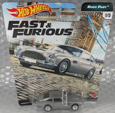 Buy Hot Wheels Premium Fast & Furious Aston Martin DB5 (silver) Sealed On Card • 10£