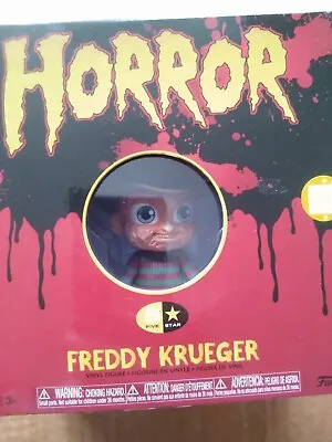 Buy Funko 5-Star Horror ‘Freddy Krueger’ Elm Street Vinyl Figure 9cm • 14.99£