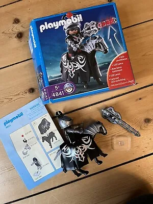 Buy Playmobil 100% Complete Set 4841 Dragon Knight With LED Lance • 6£