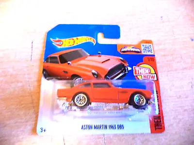 Buy New Sealed ASTON MARTIN 1963 DB5 Then And Now HOT WHEELS Toy Car DHR16-D5B5-G1 • 8.99£