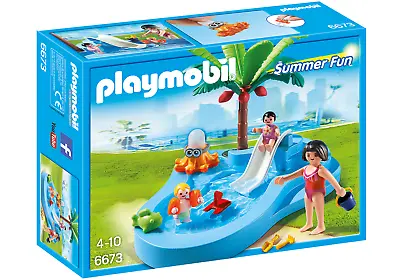 Buy Playmobil 6673 Summer Fun Baby Pool With Slidee BNIB • 22.95£