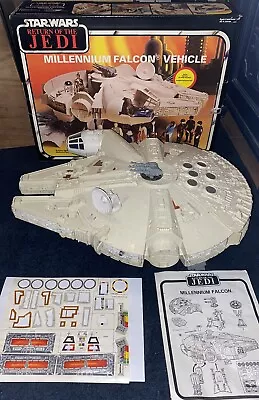 Buy 🔥Star Wars Kenner Millennium Falcon Boxed Complete With Instructions & Decals🔥 • 300£