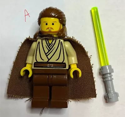 Buy Lego Star Wars Minifigures Qui-Gon Jinn 7101, 7121, 7161 Sw0027 (A) Read Descrip • 6.29£