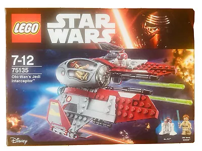 Buy LEGO Star Wars Obi-Wan's Jedi Interceptor 75135 BNIB R4-P17 Minifigure Retired • 76.99£