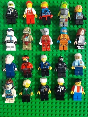 Buy Lego Mini Figure Bundle X20 - Harry Potter, Ninjago, Classic, Space, City, Chima • 23.50£