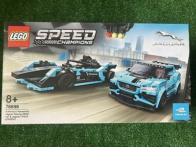 Buy LEGO 76898 Speed Champions :  Formula E  Jaguar Racing GEN2 Car & Jaguar I-Pace • 62£