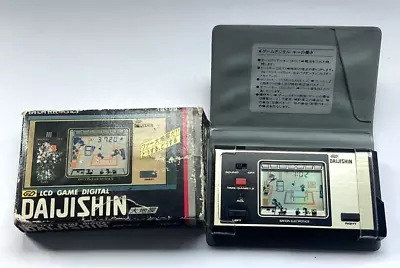 Buy Vintage 1982 RARE GD BANDAI - EARTHQUAKE - LCD GAME (Near Mint Condition) • 65£