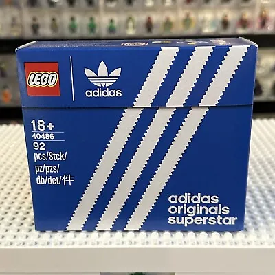Buy New LEGO 40486 Adidas Originals Superstar Mini Trainer Shoe Sneaker Xmas Gift • 666£