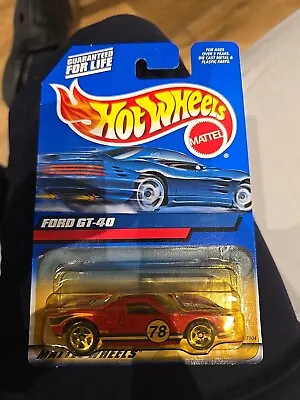 Buy 2000 Hot Wheels Mainline Red Ford GT-40 MOSC New Sealed  • 2.99£
