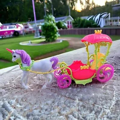 Buy Barbie Dyx31 Dreamtopia Unicorn With Carriage / Mattel 2017 • 55.49£