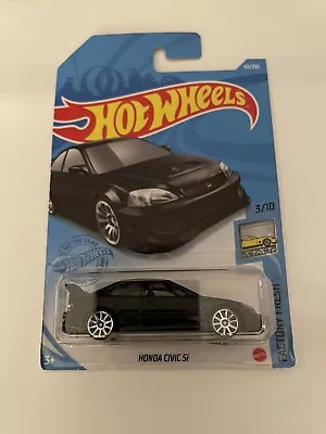 Buy Hot Wheels Factory Fresh Honda Civic Si Carded NOS - Black - Long Card • 3.50£