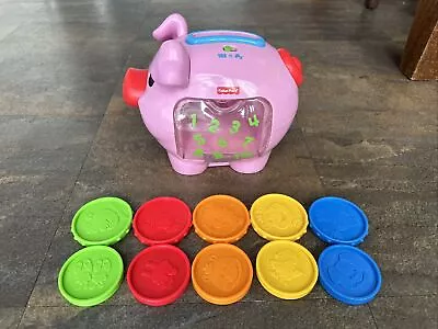 Buy Fisher Price Laugh And Learn Count & Music Piggy Bank 100% Complete VGC • 14.99£